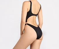 Bronzed And Boujee Side Hook Swimsuit