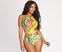 Escape To The Tropics One Piece Swimsuit