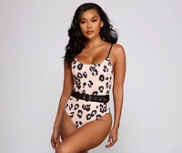 Fashionably Fierce One-Piece Swimsuit