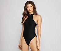 Stunning Vibes Backless One-Piece Swimsuit