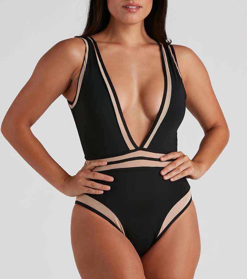 Sultry Silhouette One-Piece Swimsuit