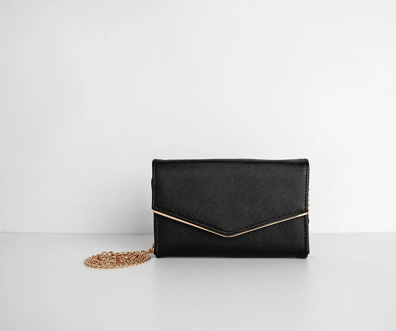 Instant Success Faux Leather Cross-body Purse