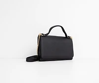 Top Handle Wallet Cross Body Purse