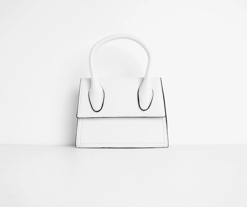 On My Way Faux Leather Mini Purse