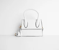 On My Way Faux Leather Mini Purse