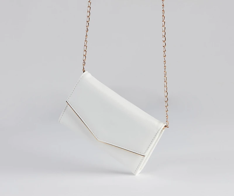 Like A Lady Saffiano Wallet Crossbody