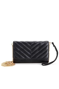 Quilted Chain Wallet Crossbody