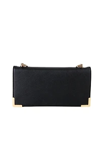 Wallet Crossbody With Metallic Hardware
