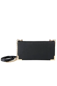 Wallet Crossbody With Metallic Hardware