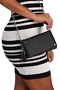 Sleek Chain Wallet Crossbody