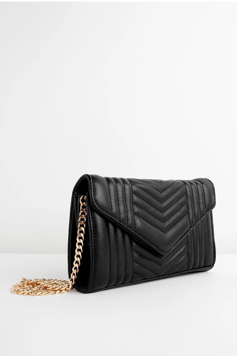 Vertical Quilt Envelope Purse