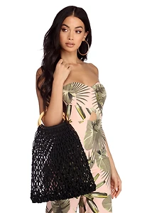 Beachin' It Netted Tote