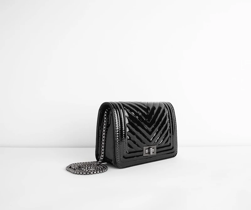 Quilted Crossbody Edgy Purse