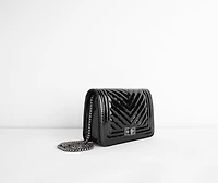 Quilted Crossbody Edgy Purse