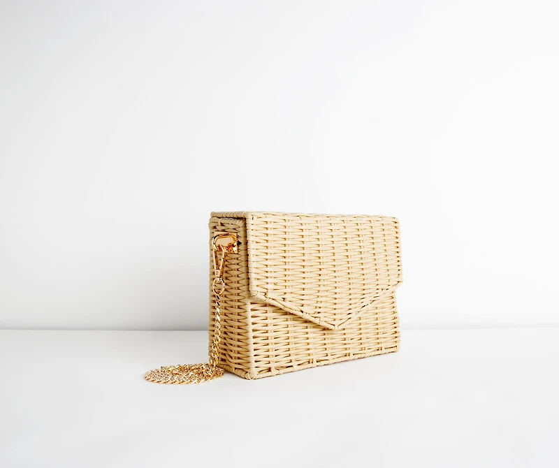 Straw Basket Purse