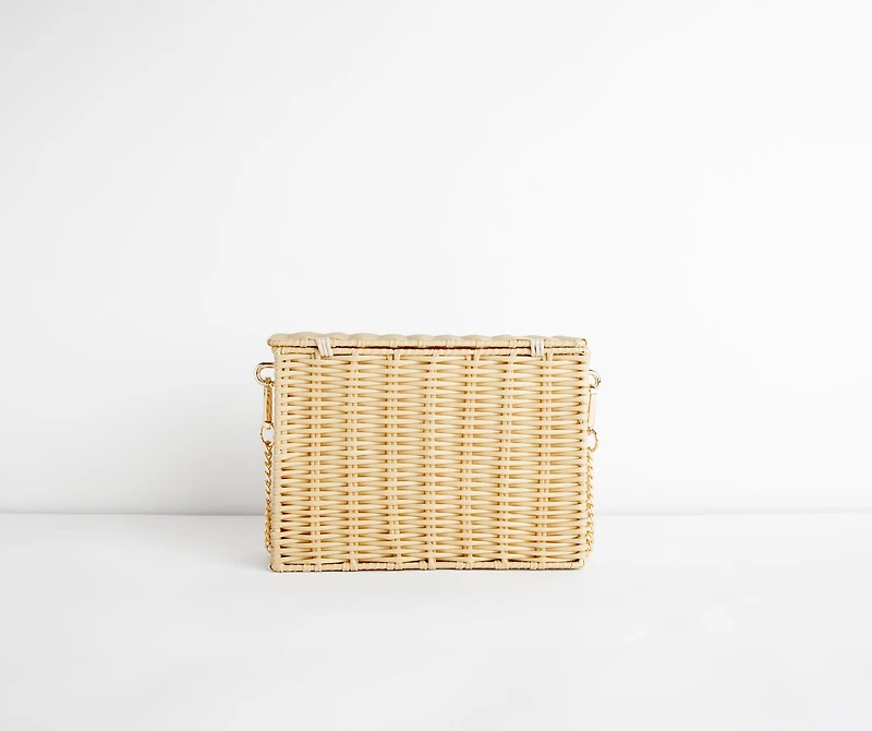 Straw Basket Purse