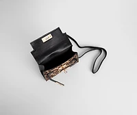 Saffiano Turnlock Top Handle Bag