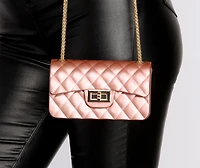Quilted Matte Cross Body