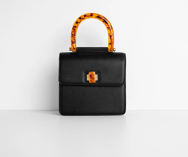 Tortoise Shell Cross Body Purse