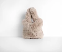 Faux Fur Mini Tote