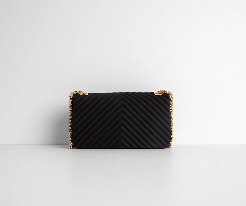 Falling In Love With Matte Jelly Cross-Body Purse