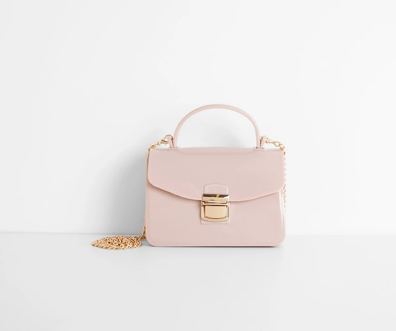 Do Whats Best 4 U Jelly Cross-body Purse