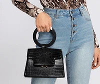 O-You Can't Handle Croc Satchel