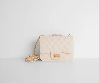 A New York Minute Faux Leather Crossbody Purse