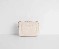 A New York Minute Faux Leather Crossbody Purse