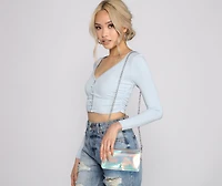 So Chic Holographic Crossbody