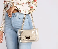 Spring Ready Linen Trim Clear Purse