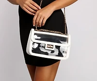 Clear Trendsetter Crossbody