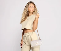 Top It All Off Clear Jelly Crossbody Purse