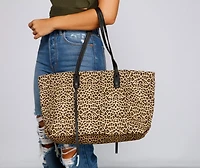 Girl On The Go Tote Bag