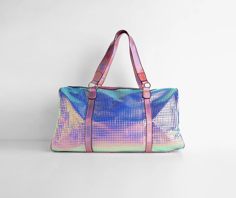 Magically Iridescent Duffle Bag