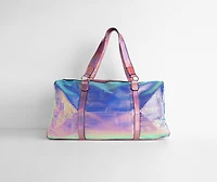 Magically Iridescent Duffle Bag