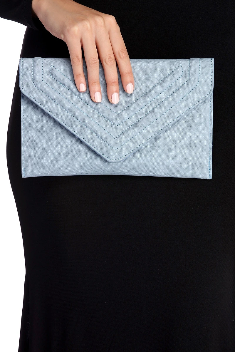 Stitched Envelope Clutch