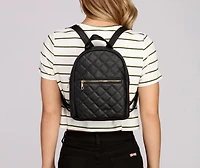 Diamond Quilt Backpack