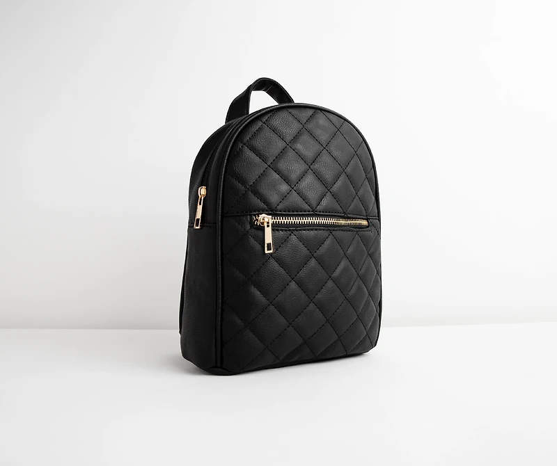 Diamond Quilt Backpack