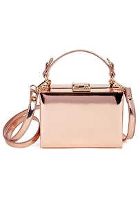 Metallic Shine Box Bag