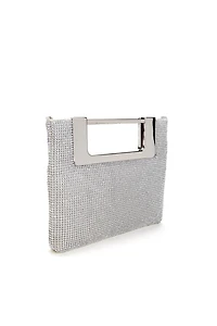 Rhinestone Mesh Handbag