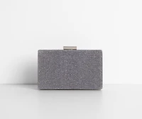 Glittering Mesh Clutch