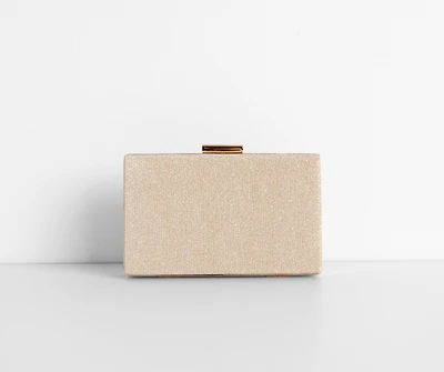 Glittering Mesh Clutch