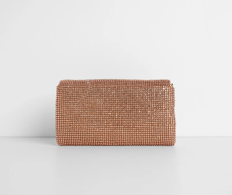 More Rhinestone Please Clutch