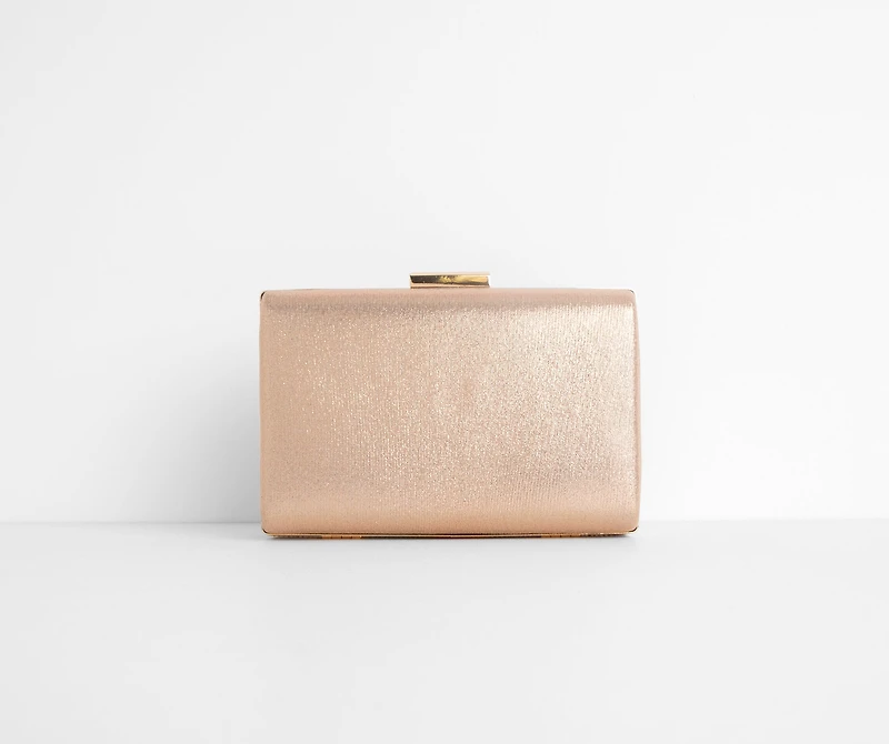 Front Of The Line Rhinestone Clutch