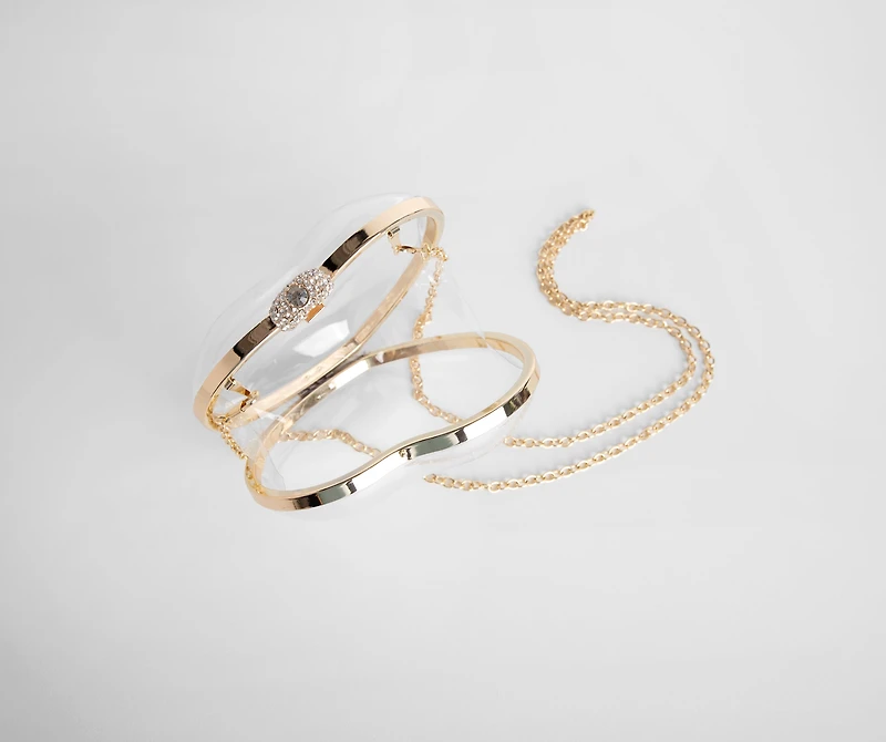 Clear Heart Clutch