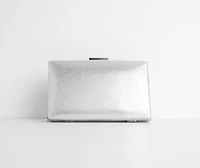 Ready In Rhinestones Fringe Clutch