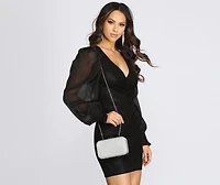 She Loves A Little Glitter Evening Bag