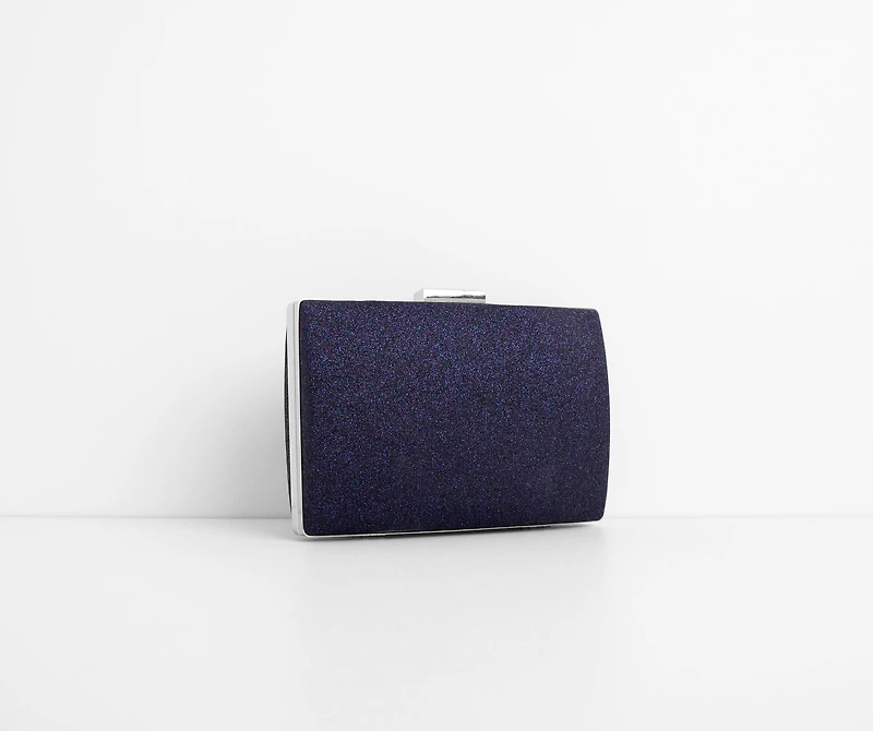 Midnight Wishes Glitter Box Clutch