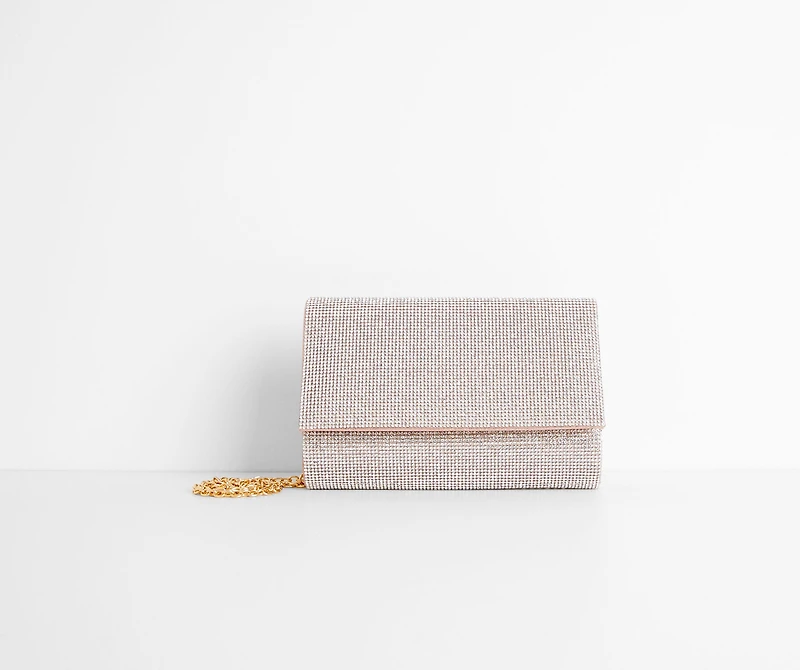 Add Some Sparkle Rhinestone Clutch